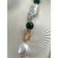 set-balance-din-malachit-si-perle-baroc