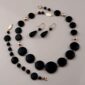 set-timeless-din-agat-negru-satinat