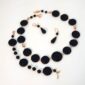 set-timeless-din-agat-negru-satinat.