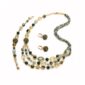 set-diva-din-cuart-verde-multicolor